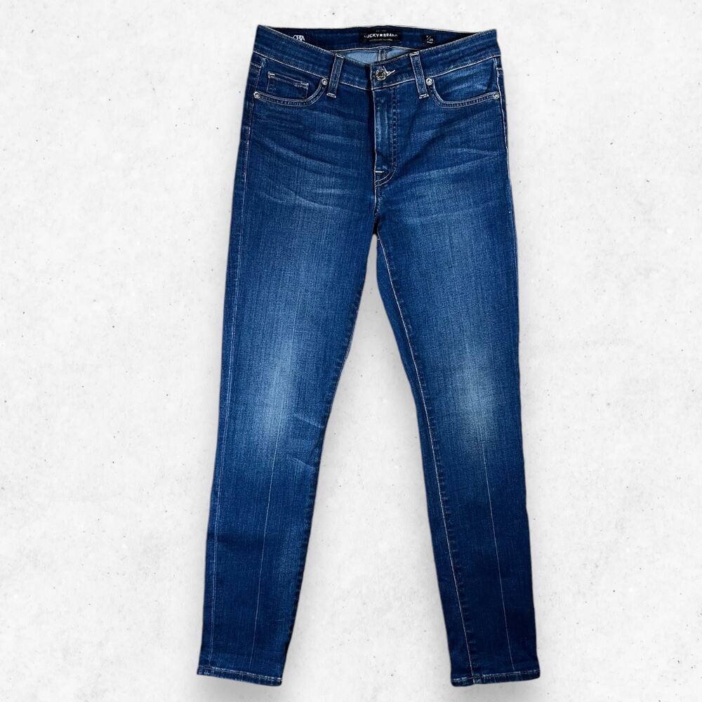 Lucky Brand Jeans Hayden Skinny Women's Size 2/26‎ Ankle Blue Stretch Denim Orta